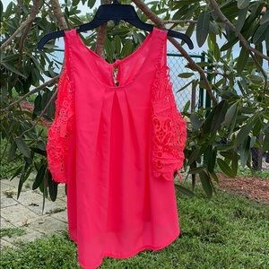 New hot pink top